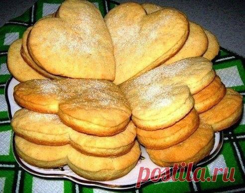 Коржики Сметанные " Сердечные "