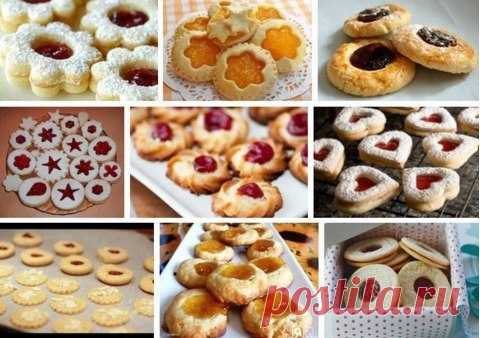 Как приготовить песочное печенье с вареньем - рецепт, ингридиенты и фотографии