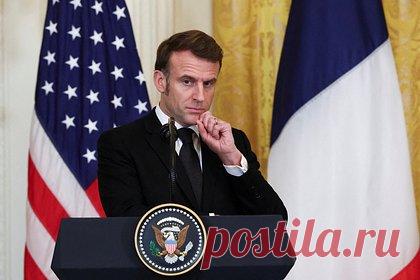 Макрона задержали в США