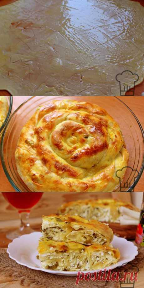 Вертута с творогом и зеленью - молдавский традиционный рецепт