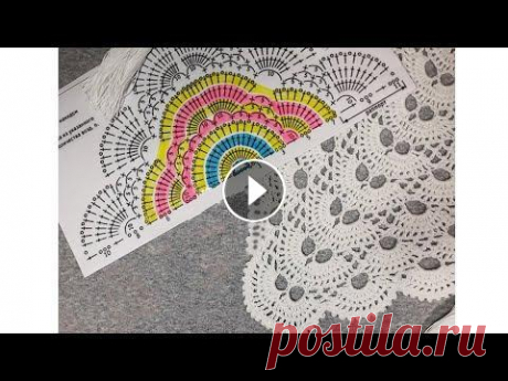 Из одной схемы ажурный бактус крючком, шаль крючком, косынка крючком, шарф крючком узором ракушка Из одной схемы ажурный бактус крючком, шаль крючком, косынка крючком, шарф крючком узором ракушка...