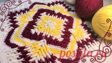 В этом видео мы с вами будем вязать невероятную красоту крючком. Это может быть мотив, подушка, коврик, сидушка на стул и т.д. Все зависит от размера, который в свою очередь зависит от количества провязанных рядов. Вязание состоит из двух частей. В первой части мы вяжем рифленый квадрат, во второй - его обвязываем. При желании такое чудо сможет связать даже начинающая рукодельница. Главное быть внимательной.  Вы на моем канале ЧудоТворим с Викторией Александровой. Это знач...
