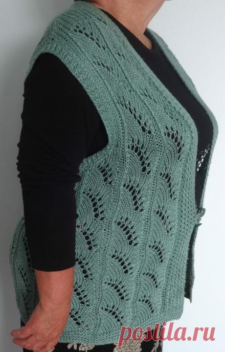 Жилет женский классический. | Vyazanie.info | Яндекс Дзен