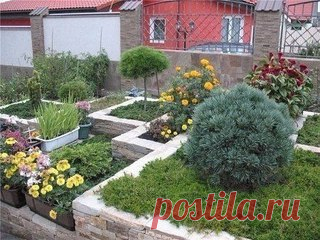9 Приподнятых цветочных клумб в саду