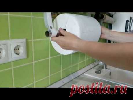 Держатель для бумажных полотенец своими руками. Как сделать? — Мебель своими руками.