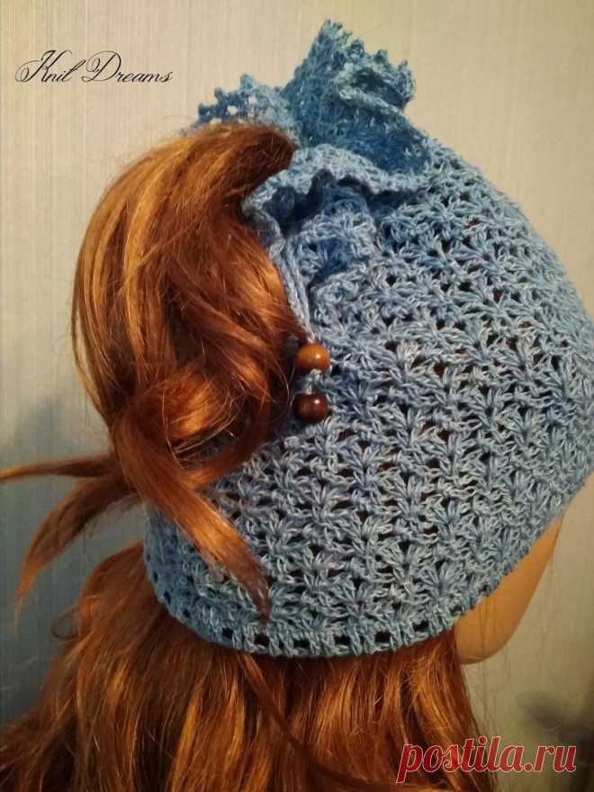Lightweight Beanie summer Beach from the sun Cotton mom messy | Etsy