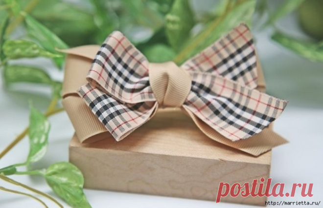 Красивые бантики а-ля Burberry. Продолжение