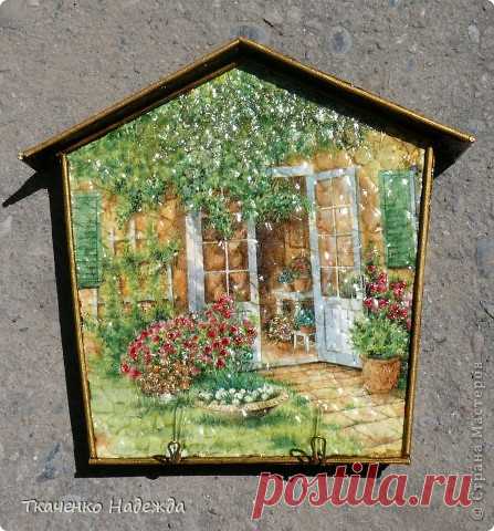 Мастер-класс делаем ключницы из картона