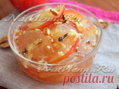 Конфитюр из яблок с грецкими орехами на зиму