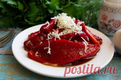 Пикантные маринованные красные перцы с чесноком | Кухонный Сумбур Пульс Mail.ru