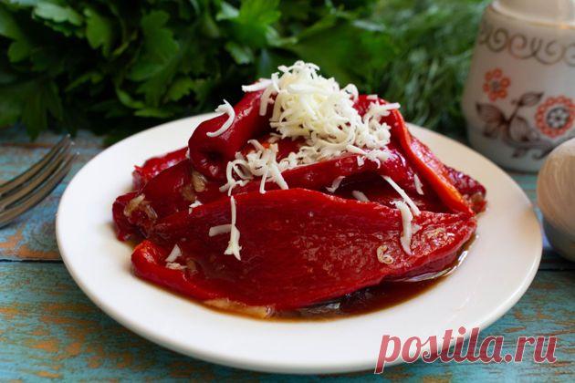 Пикантные маринованные красные перцы с чесноком | Кухонный Сумбур Пульс Mail.ru