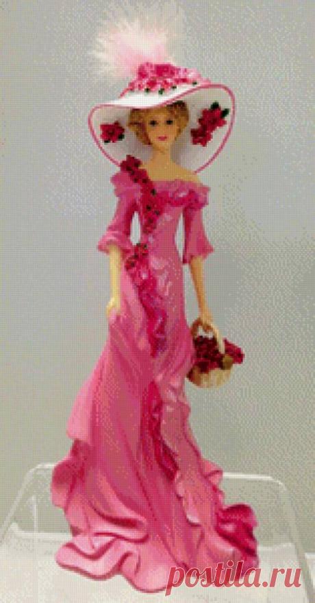 элегантные дамы Томаса Кинкейда - Схемы вышивки - ПенязьЕлена - Авторы - Портал «Вышивка крестом»