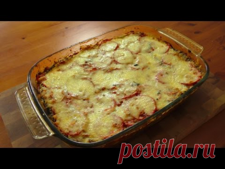 Запеканка из баклажанов с сыром (Parmigiana di melanzane)