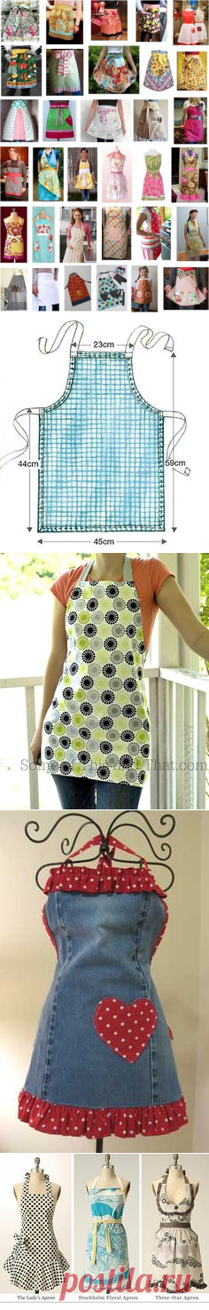 Free patterns: an apron a day! | Clothing.