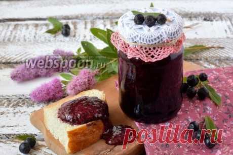 Черноплодная рябина протёртая с сахаром