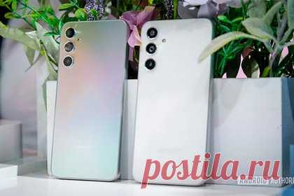 Samsung представила субфлагманы Galaxy A54 и A34. Samsung анонсировала смартфоны Galaxy A54 и A34. Старшая модель Galaxy A54 отличается от стартовой наличием 6,4-дюймового экрана, чипом Exynos 1380, тройной камерой с объективами разрешением 50, 12 и 5 мегапикселей. Субфлагман имеет улучшенную 32-мегапиксельную селфи-камеру. Стоимость устройств начинается с 390 евро.