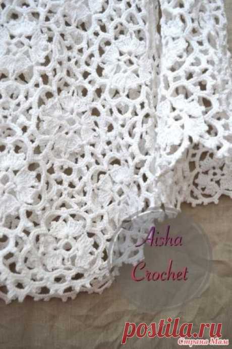 . Мотив крючком. Девочки, вот раньше видела этот мотив в нете. А сейчас не могу найти. Ткните пожалуйста в схему.