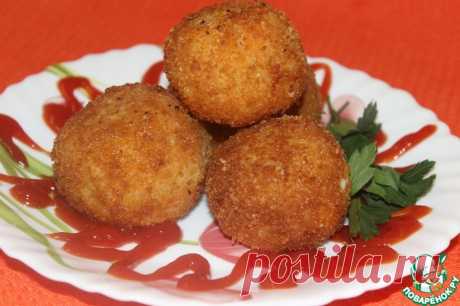Рисовые шарики с мясной начинкой "Аранчини" Кулинарный рецепт