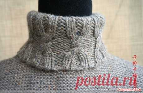 Свитер с красивыми аранами. Спицы. - ВЯЗАНАЯ МОДА+ ДЛЯ НЕМОДЕЛЬНЫХ ДАМ - Страна Мам