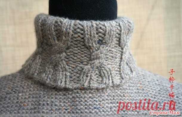 Свитер с красивыми аранами. Спицы. - ВЯЗАНАЯ МОДА+ ДЛЯ НЕМОДЕЛЬНЫХ ДАМ - Страна Мам