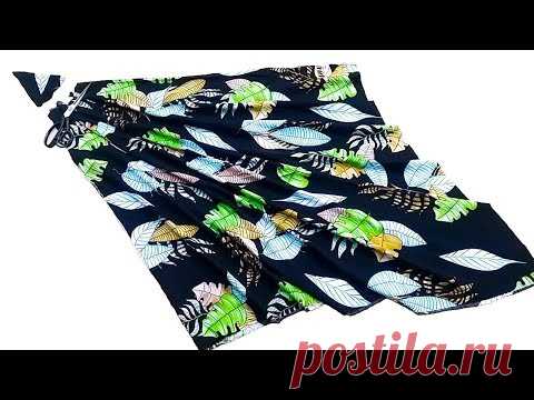 قص و خياطة فستان لجميع المقاسات بكل بساطة