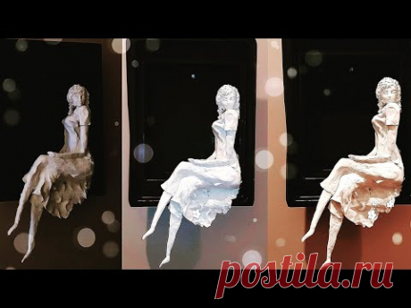 #wallhanging #diycrafts HOW TO MAKE A BEAUTIFUL WALL HANGING SCULPTURE|| ROOM DECOR IDEA:
