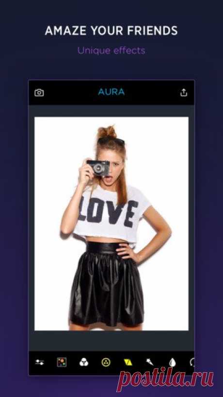 [Sale-iPhone] AURA Фотографируй, редактируй и публикуй свои фотографии, легче, чем когда-либо! Наши мощные и красиво оформленные инструменты помогут вам добавить красивые рамки, фильтры, текст и многое другое для фотографий! 149 руб. -&gt; Бесплатно Ссылка: ====================== #app_store #распродажа@app_4u