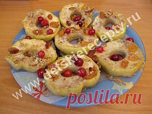 Запеченные яблоки с корицей | Детские рецепты