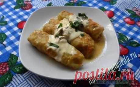 Голубцы из молодой капусты