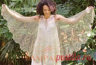 Тонкая ажурная шаль «Titania's Shawl» | DAMские PALьчики. ru