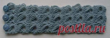 Необычное связанный браслет