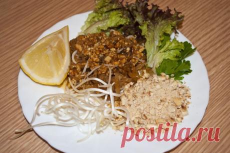 Пад Тай (Pad Thai) - популярное блюдо Таиланда - пошаговый рецепт с фото