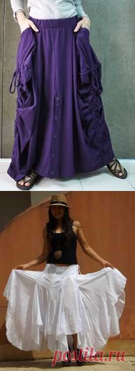 Юбки в стиле бохо