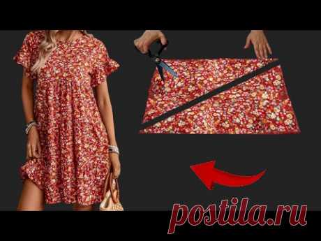 🌷 New Summer Trends ✂️ Very Easy Very Simple Design Dresses Size Fits All  New Idea Circular Dresses