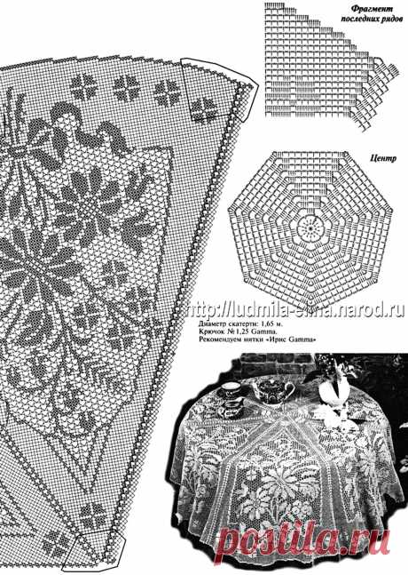 Прекрасное филейное вязание — Сделай сам, идеи для творчества - DIY Ideas