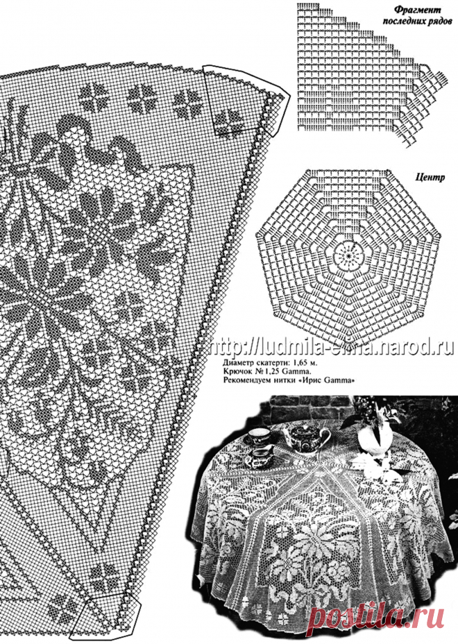 Прекрасное филейное вязание — Сделай сам, идеи для творчества - DIY Ideas