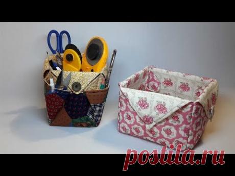 Cesta en tela. Aula en vivo