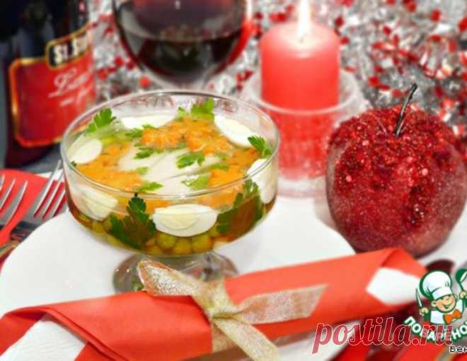 Заливное из курицы – кулинарный рецепт