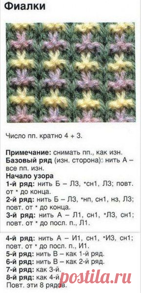 Цветные узоры