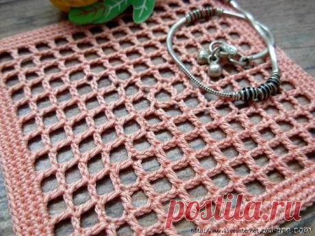 Филейная сетка от центра.