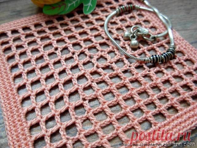 Филейная сетка от центра.