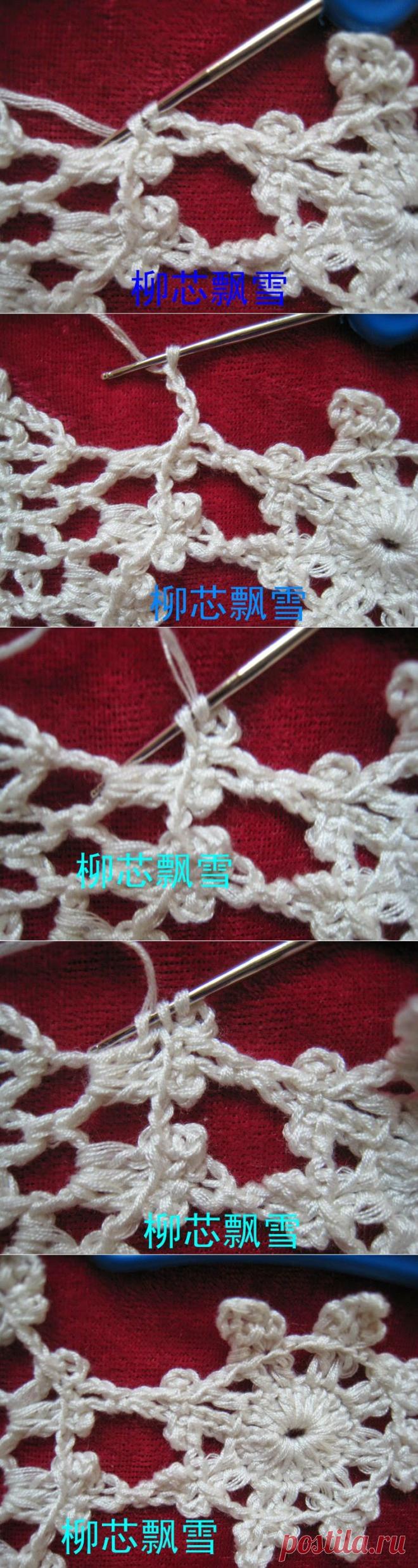 Irish crochet &: Туника. МК. Очень много фото.