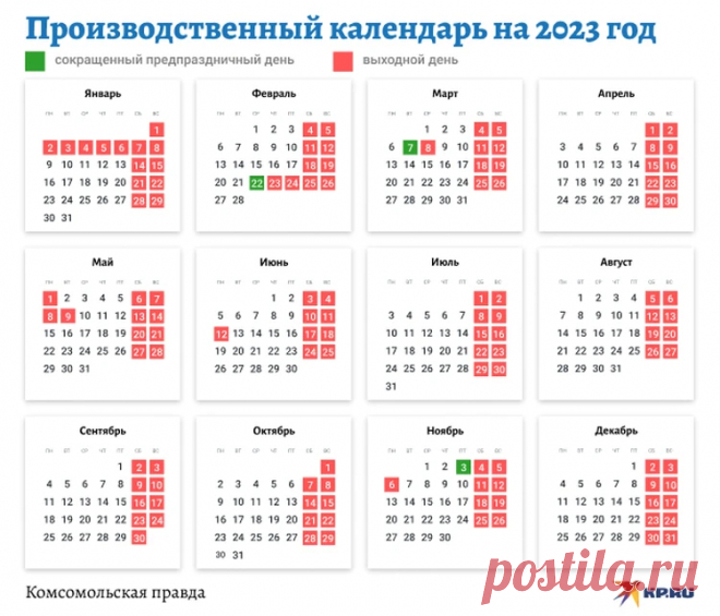 Россиян ждут мини-каникулы: Как будем отдыхать в феврале и марте - KP.RU