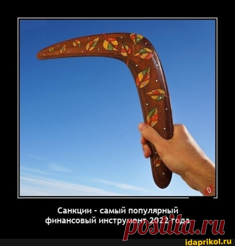 Санкции - самый популярный финансовый инструмент 2022 года - ) / АйДаПрикол .)