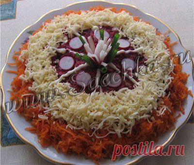 Салат Любовница | украшение блюд