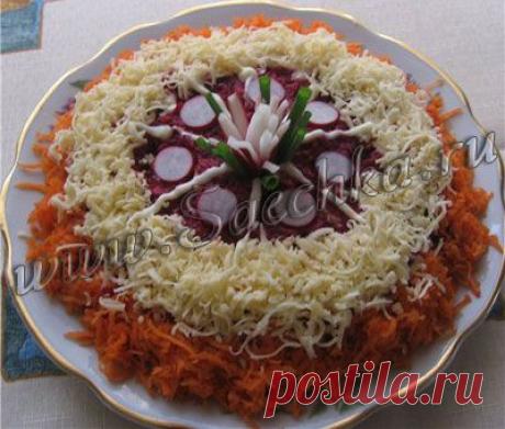 Салат Любовница | украшение блюд