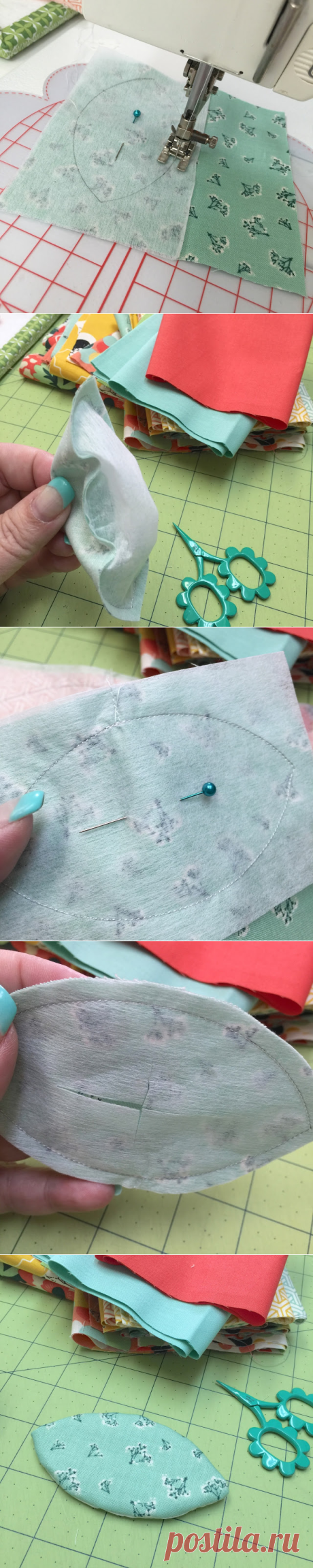 Bee In My Bonnet: Sew Simple Shapes - Tutorial using Pellon for Easy Hand or Machine Applique!