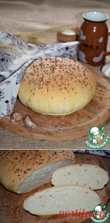 Домашний чесночный хлеб - кулинарный рецепт