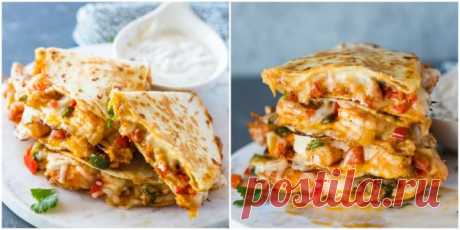 10 простых рецептов кесадильи с курицей, фаршем, креветками и не только - Лайфхакер