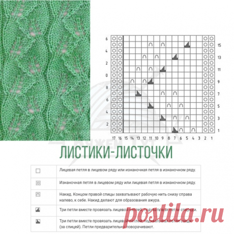 Листики-листочки

Цветы и листья буду хорошо смотреться на детских кофточках, носках.

Для образца набрать на спицы число петель, кратное 15 плюс 2 петли для симметрии рисунка и 2 кромочные петли.
Показать полностью…